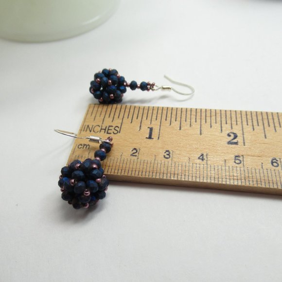 Beaded bead earrings - Picture 9 of 9